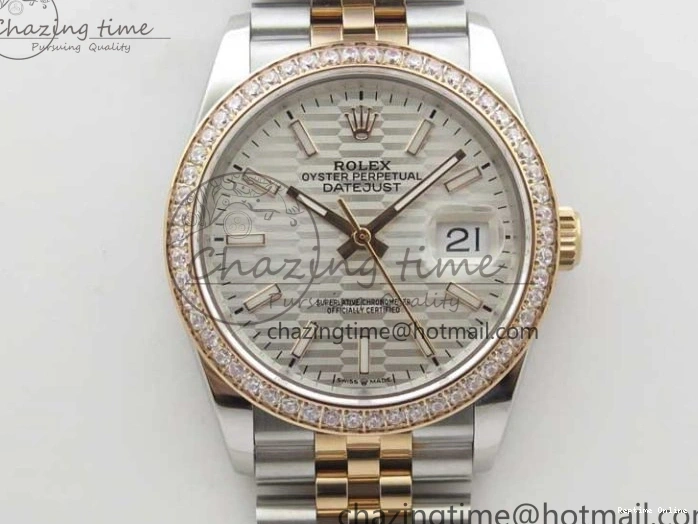 1227 Sustainable DateJust 36 SS RG 126281 BP Maker 1:1 Best Edition Silver Dial on Oyster Bracelet 2502